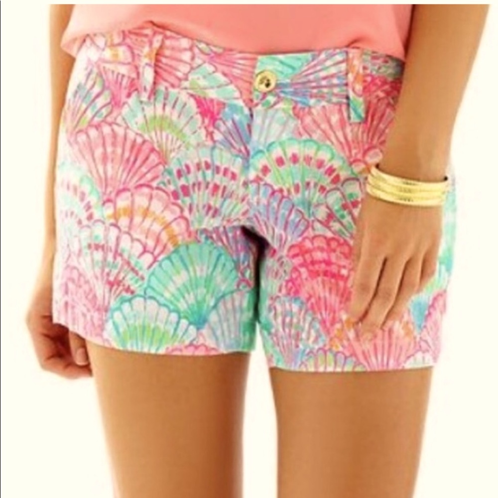 Lilly Pulitzer The Callahan Oh Shello print shorts
